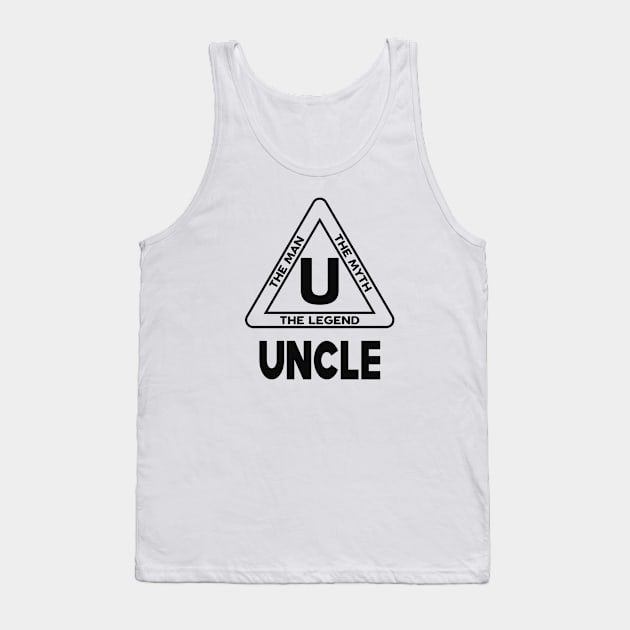 Uncle - The man the myth the legend Tank Top by KC Happy Shop